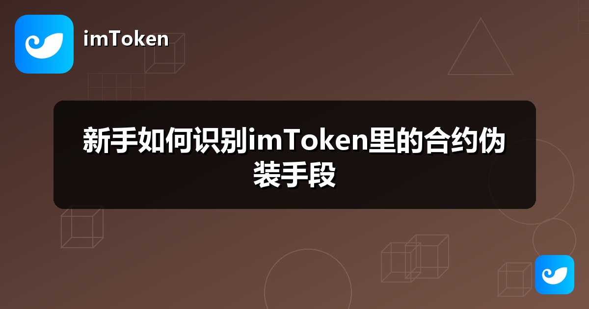 新手如何识别imToken里的合约伪装手段