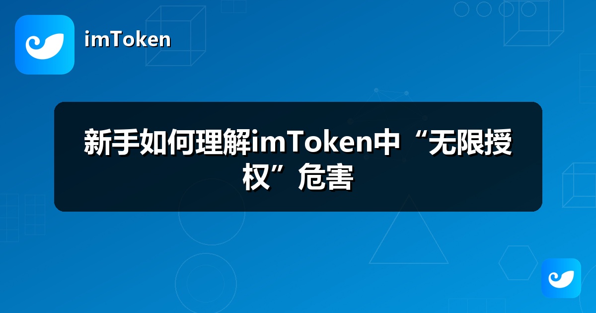 新手如何理解imToken中“无限授权”危害