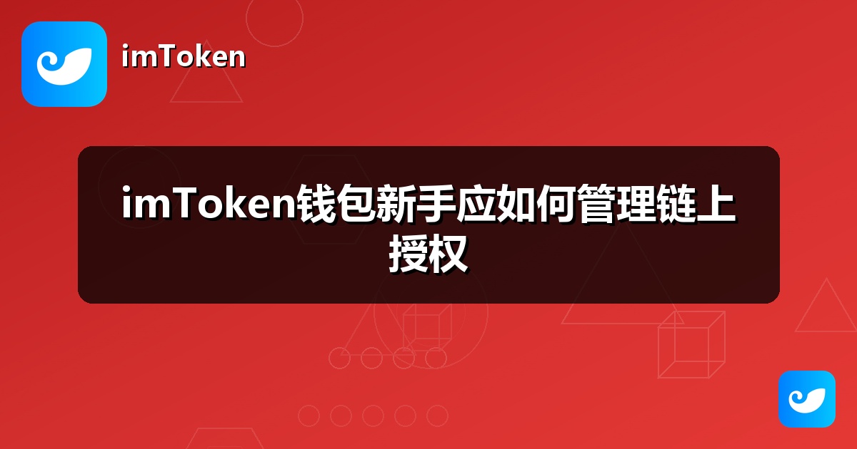 imToken钱包新手应如何管理链上授权